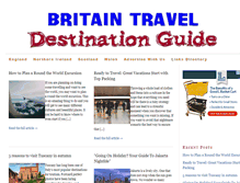 Tablet Screenshot of britaintraveldestinationguide.com